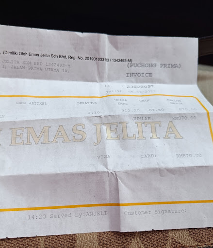 Kedai Emas Jelita @ Puchong Prima Kedai Emas Jelita @ Puchong Prima