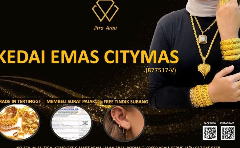 Kedai Emas Citymas Jewellery Sdn Bhd (JITRA) 1 kedai emas citymas jewellery sdn bhd jitra