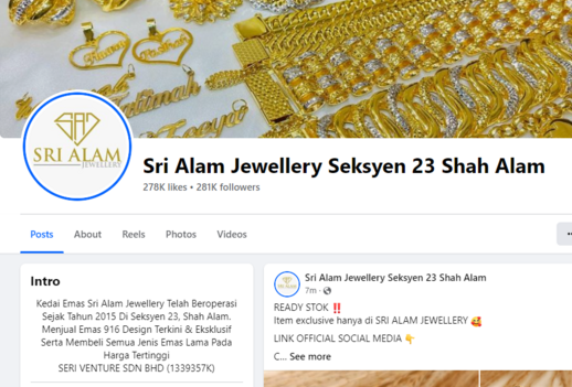 kedai emas sri rania gold