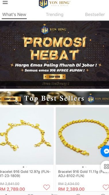 perniagaan emas yon hing