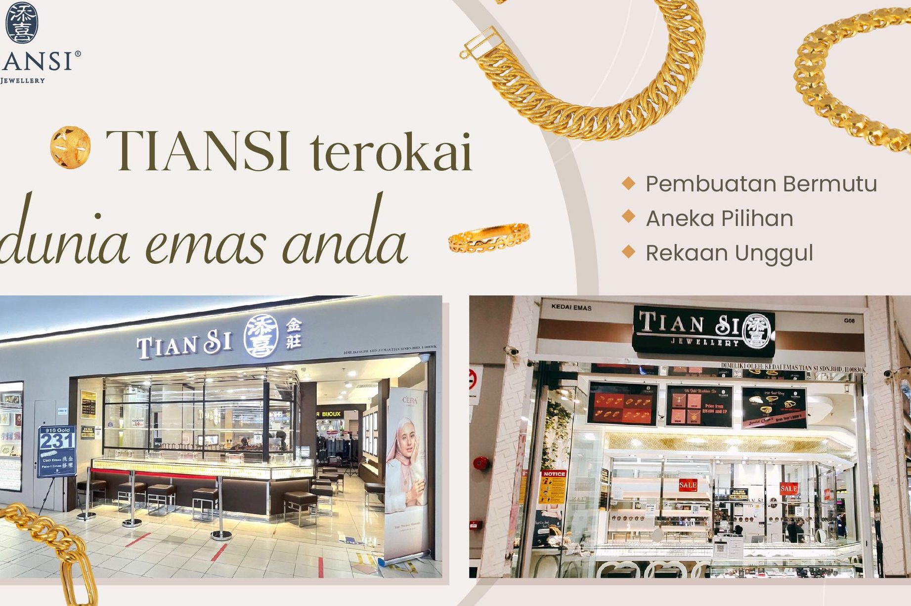 tiansi gold jewellery giant plentong